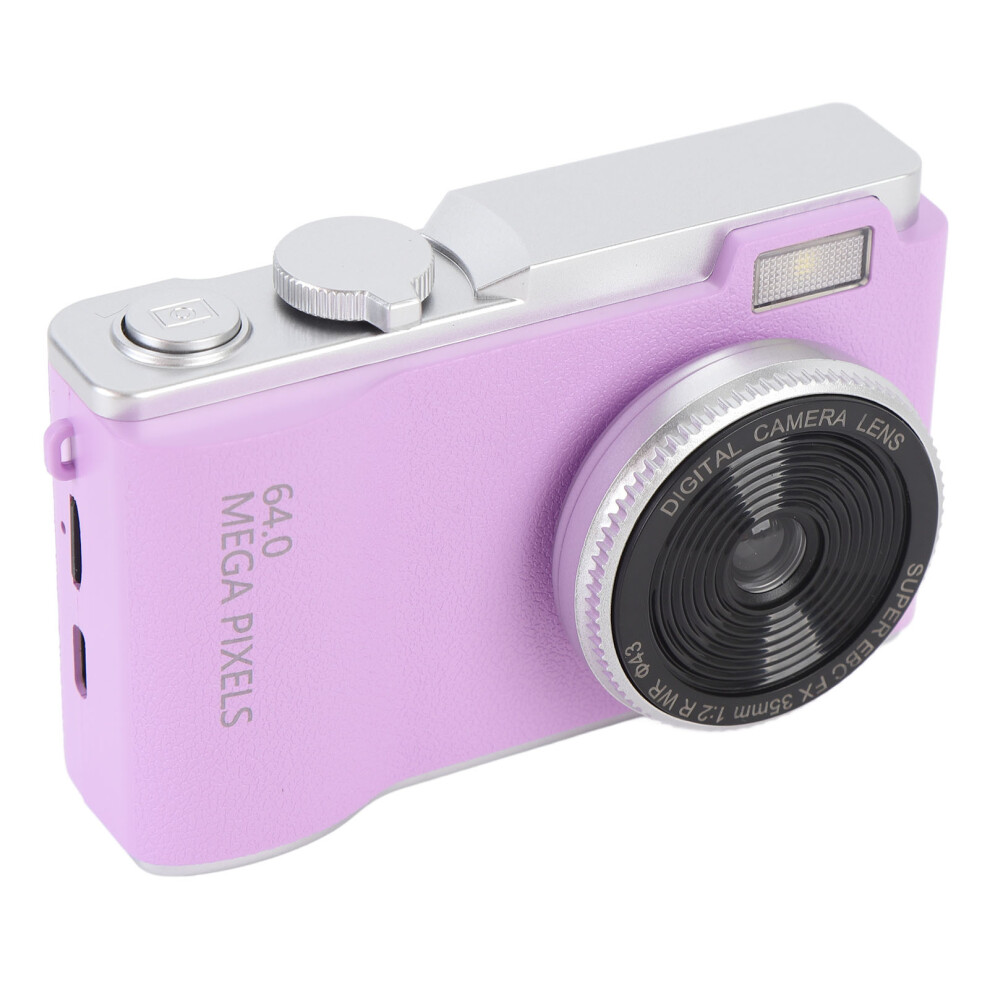 4K 64Mp Compact Digital Camera With 16X Zoom, 2.4" Ips Screen, 64Gb Card 5081359072073