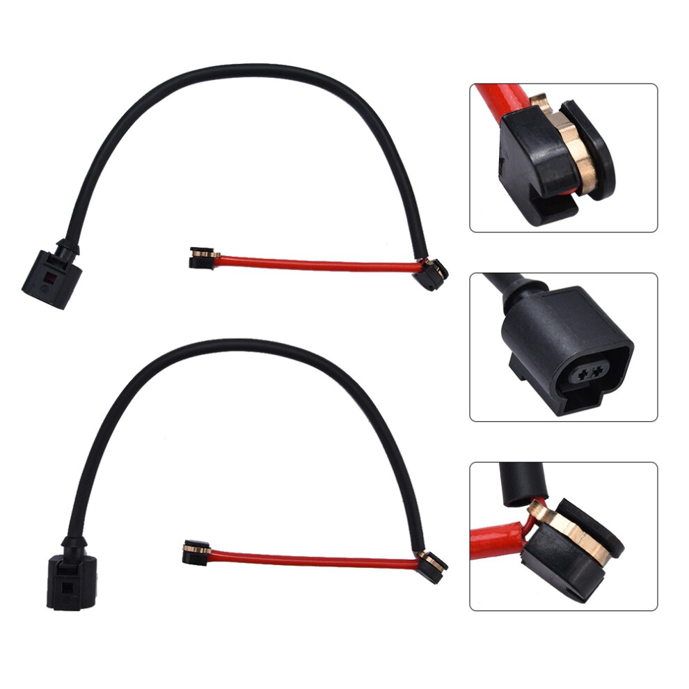 Pair Front Brake Pad Wear Sensor 7L0907637 Replace For Audi Q7 Touareg Cayenne 9331359073911
