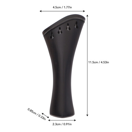 Queue de violon robuste en bois d'ébène, taille 4/4 1