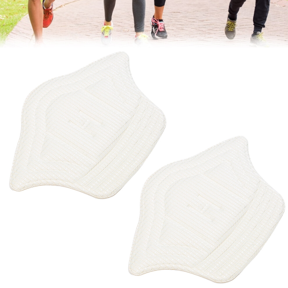 White Selfadhesive Heel Pads Nonslip Shoe Liners Foot Care Footwear Protectors