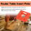 Multifunctional Aluminium Router Table Insert Plate, 120x120mm, Red 4