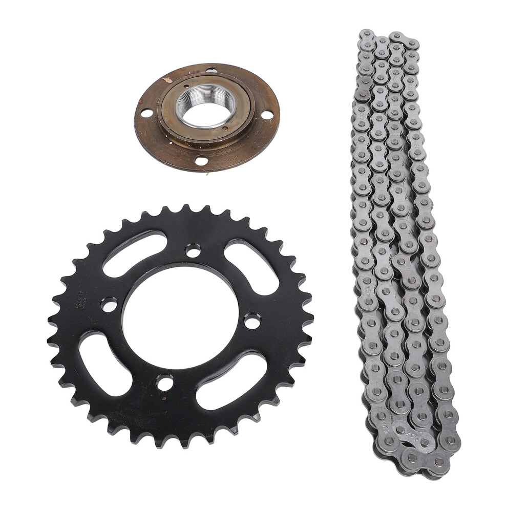 Steel 420 Chain Sprocket Kit 76 Links 35T Rear Flywheel Modification-image-OPC-PMTKCV2-NEW