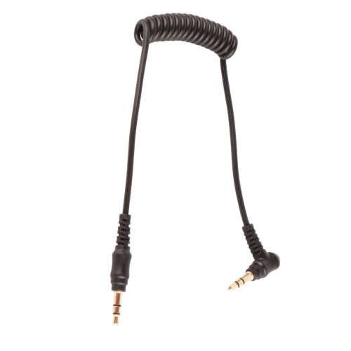 Cavo audio da 3,5 mm TRS-TRS, 60 cm, Nero, Mic-Camera 1