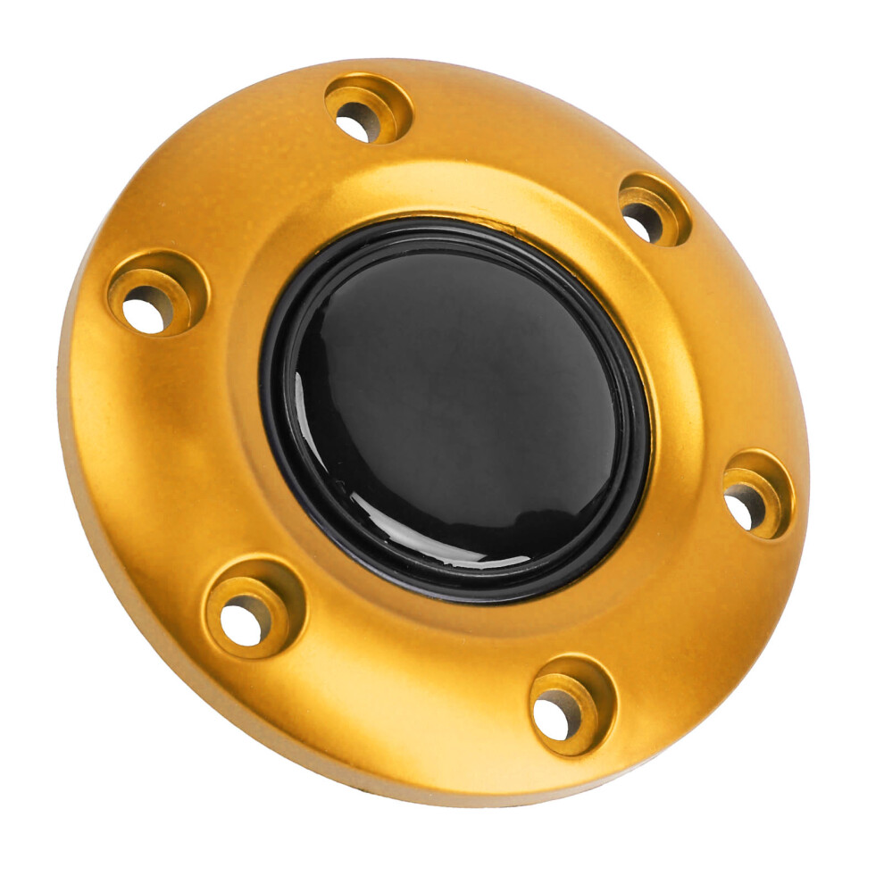 6 Hole Abs Steering Wheel Center Cap For Nardi & Vertex 6 Bolt Wheels Gold 4991359078986