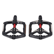 2Pcs Aluminum Alloy Dual Bearing Bike Pedal Non Slide Reflective Replacement