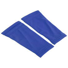 Doppel-Lagige Blaue Fußball-Schienbeinschoner-Socken für Training - Erwachsene L
