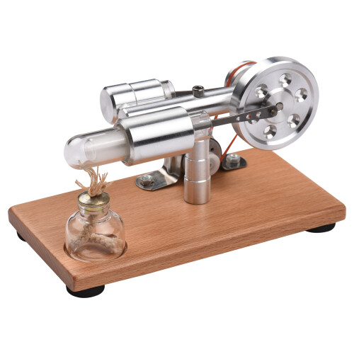 Stirlingmotor-Bausatz, Stromgenerator, 1