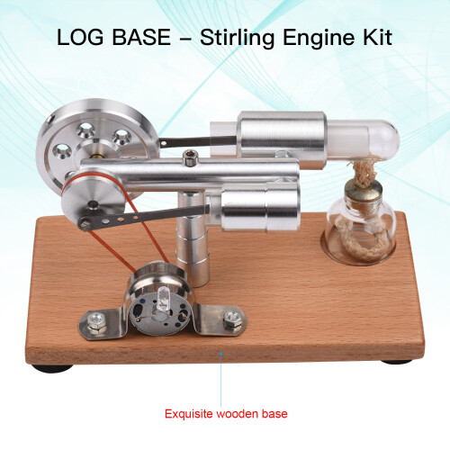 Stirlingmotor-Bausatz, Stromgenerator, 2