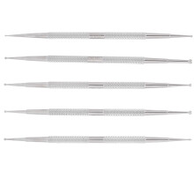 5pcs Double Head Nail Art Dotting Pens with Stainless Steel Tips