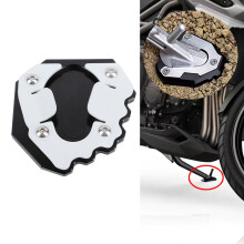 Seitenständer-Erweiterungsplatte für Motorrad für 1200 2023+ Schwarzes Aluminiumlegierung