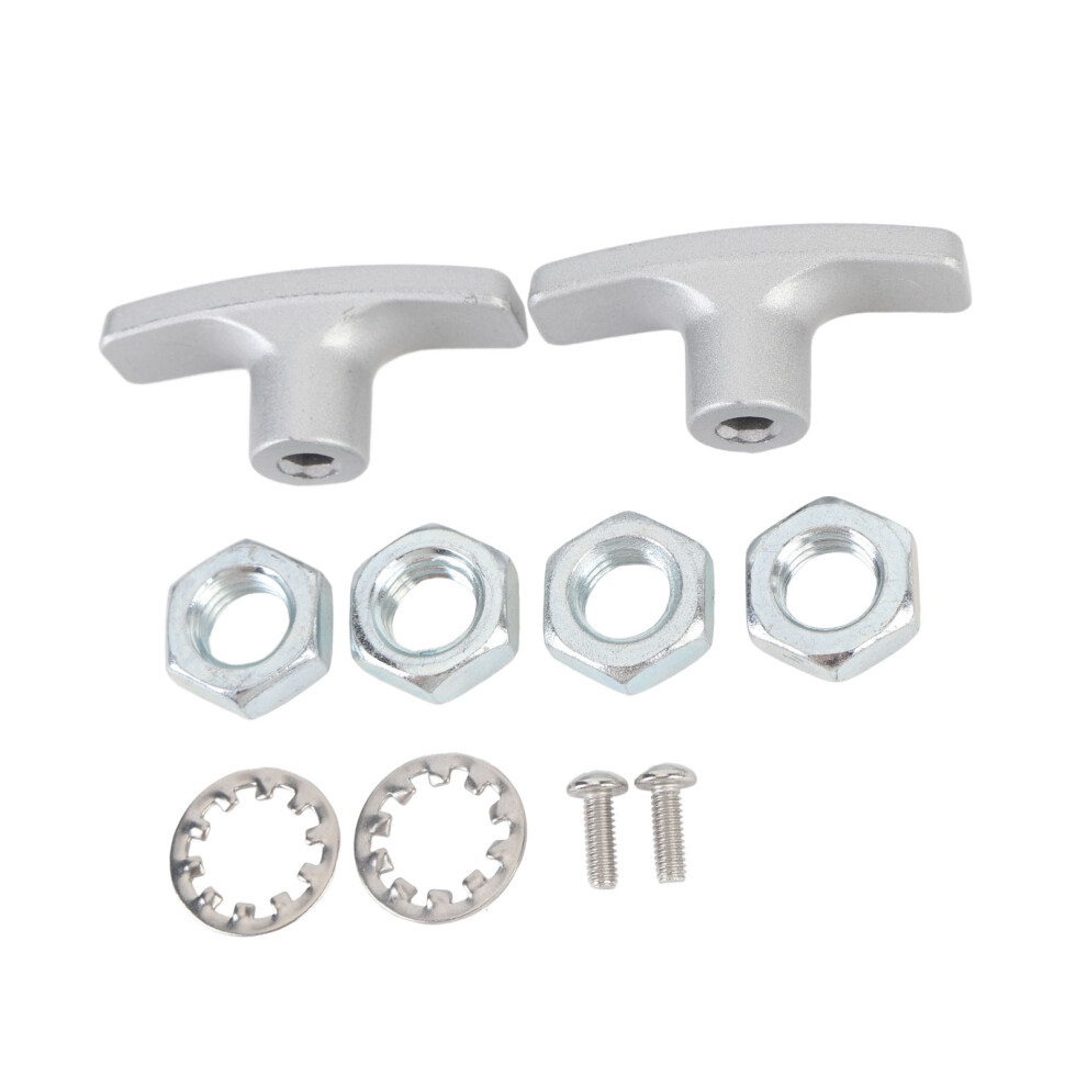 2Pcs Rv Waste Valve Handle Set, Abs, Fits Extension Rods Grey 8041359081960