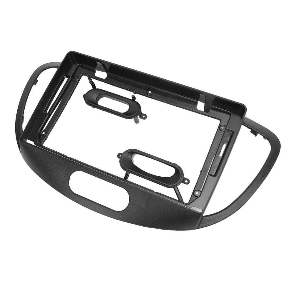 9 Inch Abs Navigation Panel Frame For I10 2007-2013 With Wire Harness Black 9451359082390