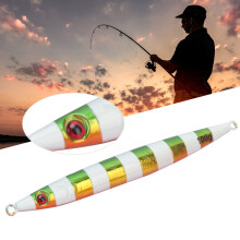 Luminous Fast Sinking Iron Plate Fishing Lure 14.5cm 107g Gold