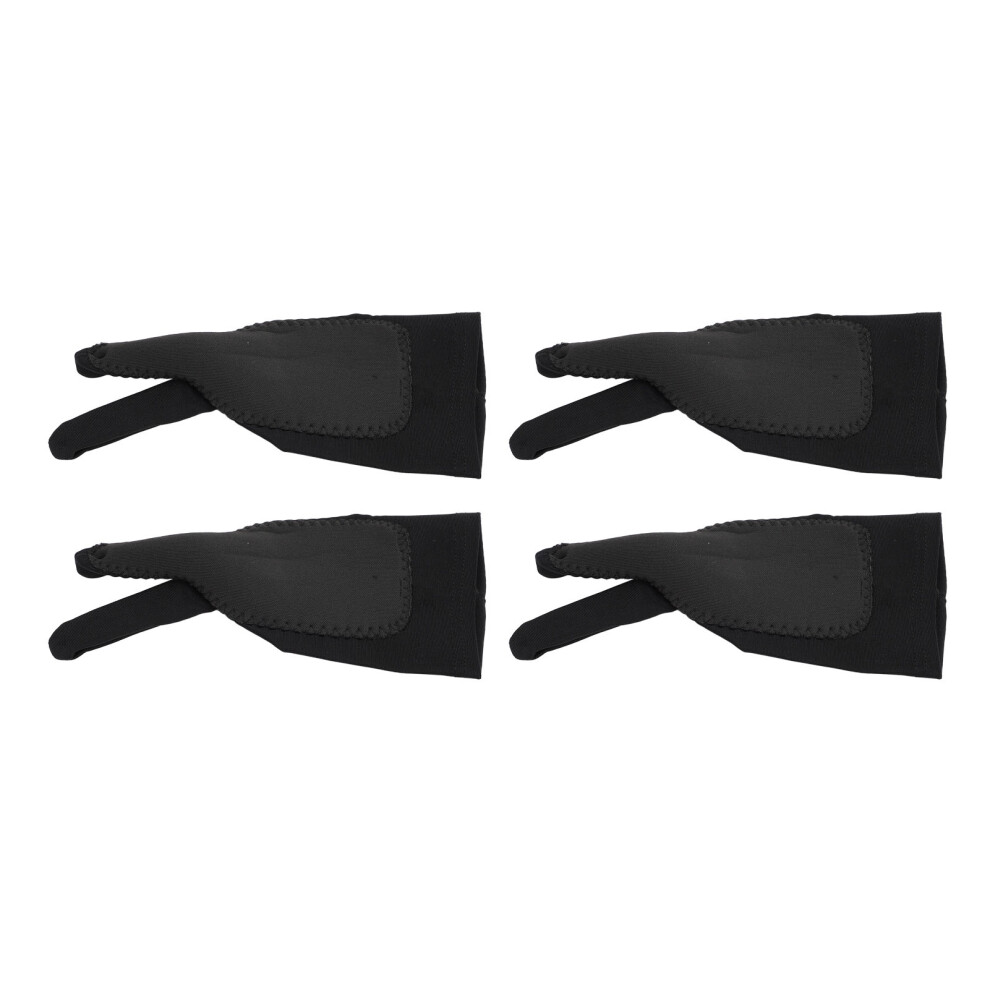 4 Pack Artist Drawing Gloves for Digital Tablets, Breathable, Two-Finger M