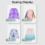 5 Farben DIY Tie-Dye-Kits, Stofffärbeset, 8