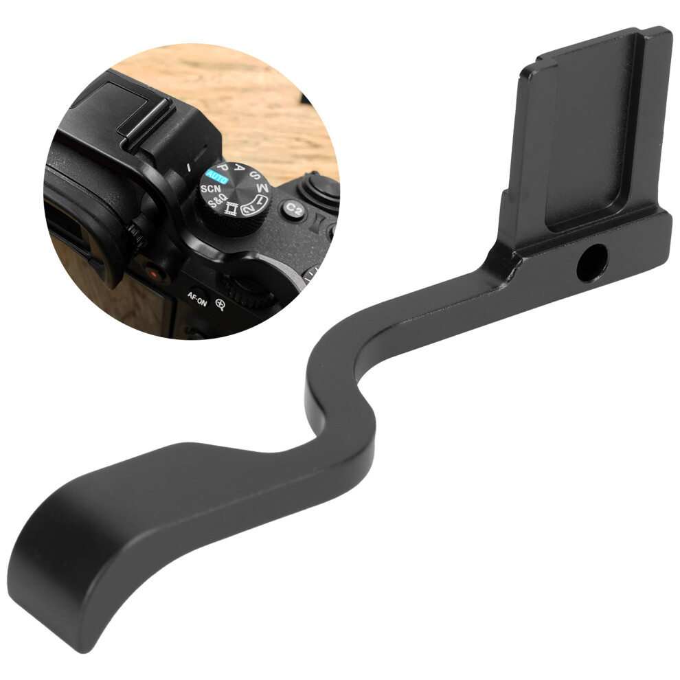 Aluminum Alloy Hot Shoe Thumb Grip For Sony A7r4 Camera Black 8721359084849