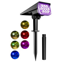 3W Wall Solar Light with 20 White LEDs Waterproof Outdoor Garden Spike Lamp