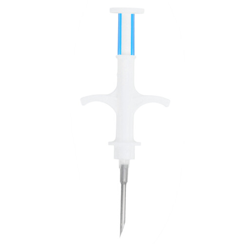 10Packs Pet RFID Microchip ReadWrite 2.12x12mm with Syringe 1