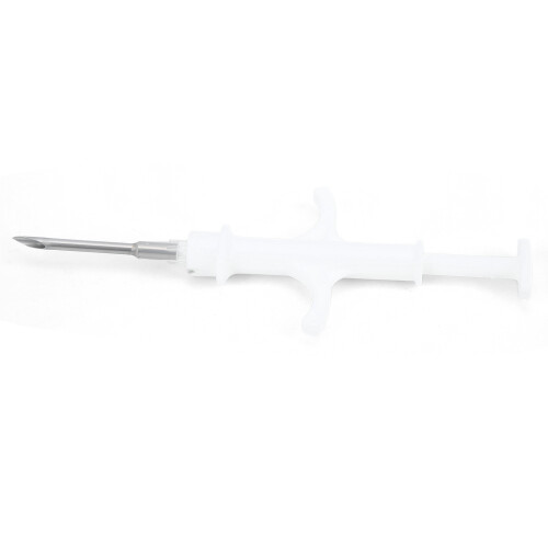 10Packs Pet RFID Microchip ReadWrite 2.12x12mm with Syringe 2