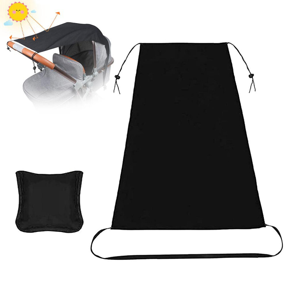 Universal Pram Sun Shade Cover UV 50+ Waterproof Up/Down Slide
