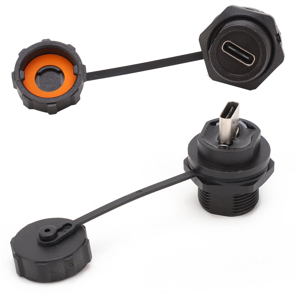 Waterproof Usb Connector Female Panel Mount Ip67 1.5A 5/8In-27Uns 4961359089305