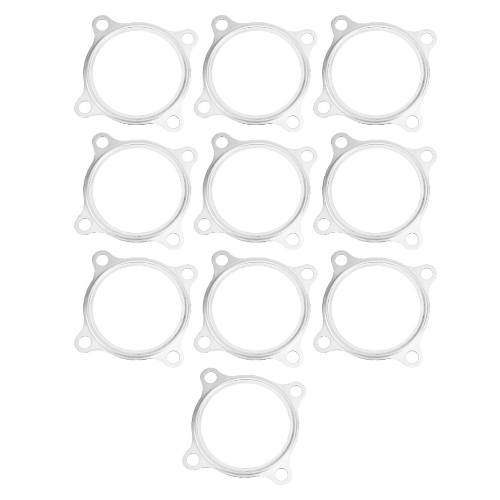 10Pcs 2.5In Stainless Steel Turbo Downpipe Gaskets For Gtx30 Gt30 Gt35 9411359090504