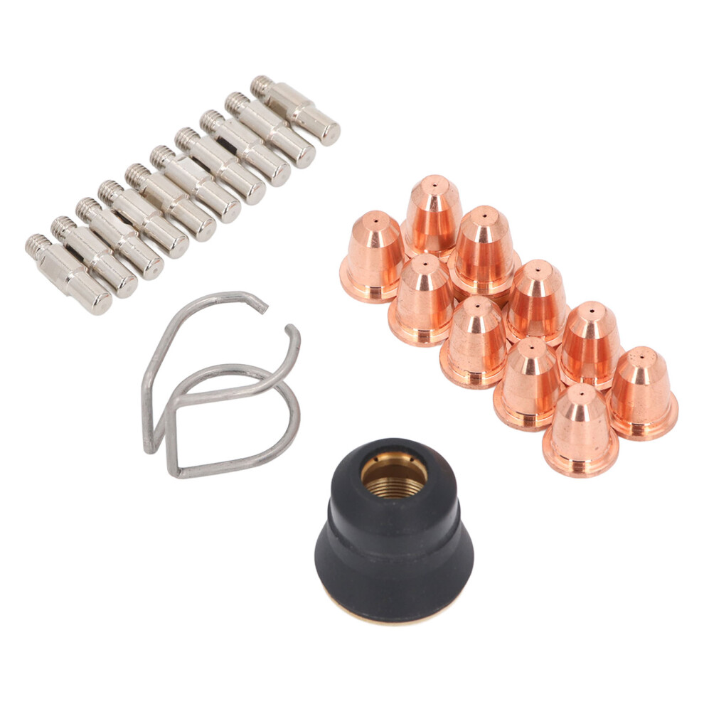 23Pcs Plasma Cutter Torch Accessory Kit, 0.8Mm Tips And Nozzles 8081359088101