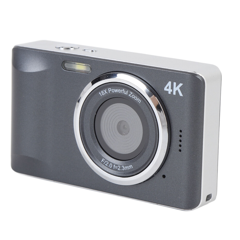 4K 64Mp Compact Digital Camera With 18X Zoom, 2.8" Screen, Black 9331359090598