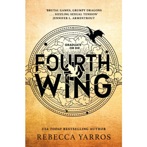 Fourth Wing by Rebecca Yarros Hardcover Book