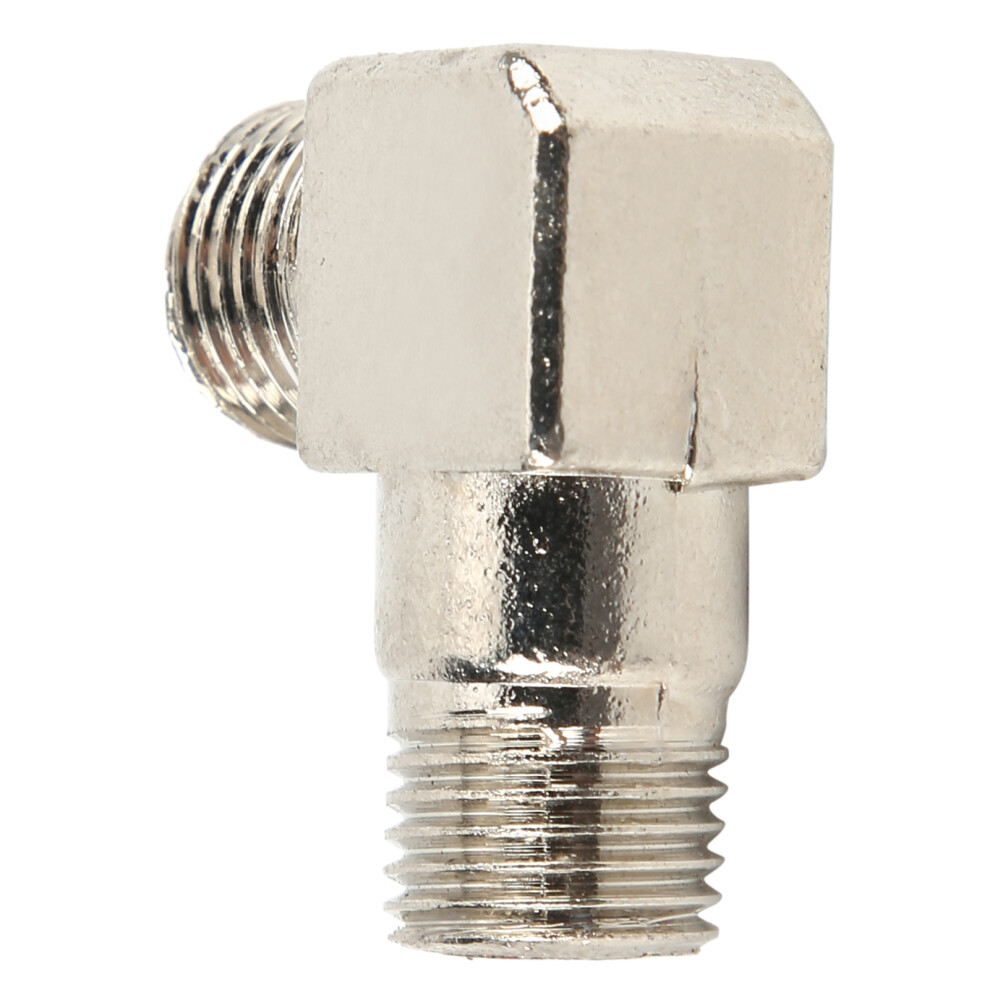 Premium Zinc Alloy Air Pump Pipe Fitting 1/4 X 14 Thread Elbow For Compressors 5041359093782