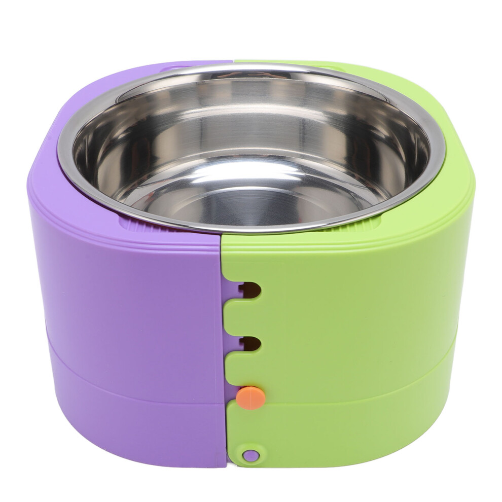 Adjustable Stainless Steel Pet Bowl with Non-Slip Base for Dogs & Cats-image-OPC-PMTKHH9-NEW