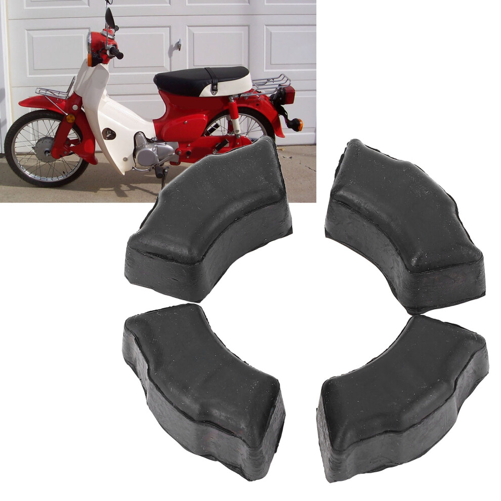 4 Pcs Motorcycle Rear Shock Absorber Cushions Rubber Reduce Vibration For C70 S90 6911359095316