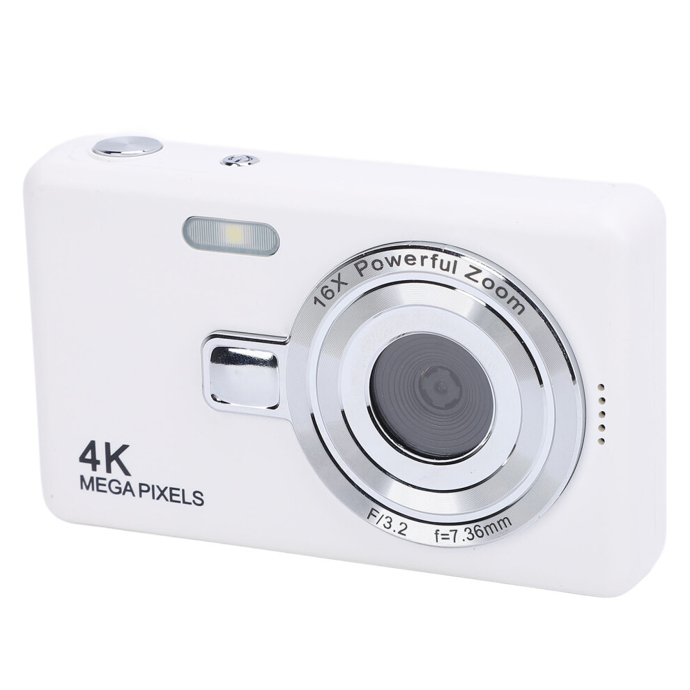 50Mp 4K Digital Camera 16X Zoom 2.4" Ips Screen Compact 4641359095451