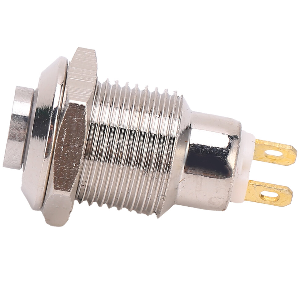 Waterproof Metal 10Mm Round Head Momentary Push Button Switch 3V 3601359096019