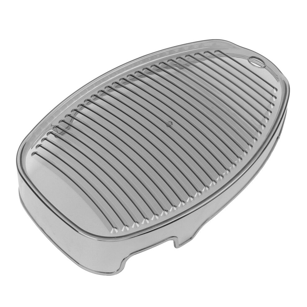 Portable PET Washboard, 24x38x6cm Small Laundry Scrubboard Grey