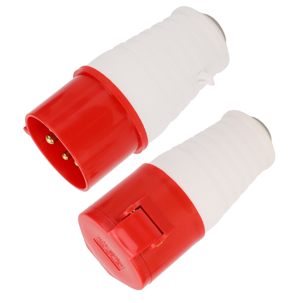 Industrial 5Pin 32A Waterproof 3-Phase Plug Connector Set Ip44 3691359097321