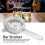 Stainless Steel Bar Strainer Ice Filter 16.5x10cm for Bar Gadgets 4