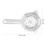 Stainless Steel Bar Strainer Ice Filter 16.5x10cm for Bar Gadgets 12