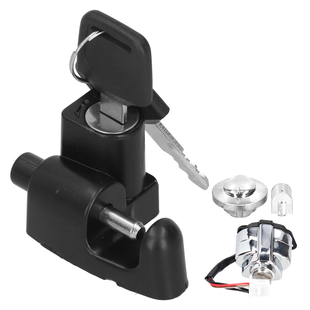 Motorcycle Fuel Tank Cover Lock Kit For Honda Shadow Vt600-Vt750 4291359101487