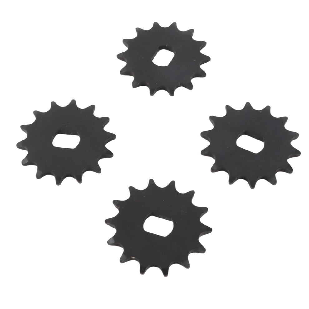 4Pcs Steel Motor Sprocket 14T For 420 Chain, 12X17mm 5061359101959