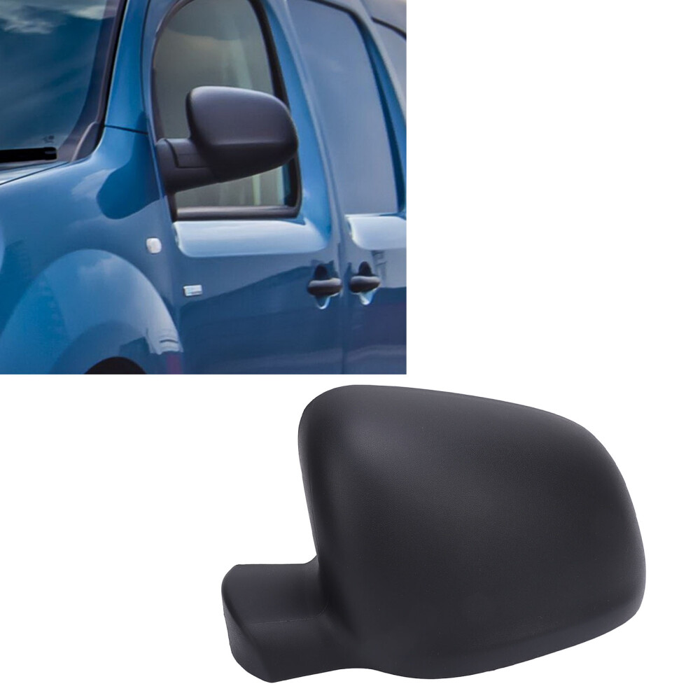 Kangoo Left Wing Mirror Cover Cap Rearview Mirror Protector Black 5021359102011