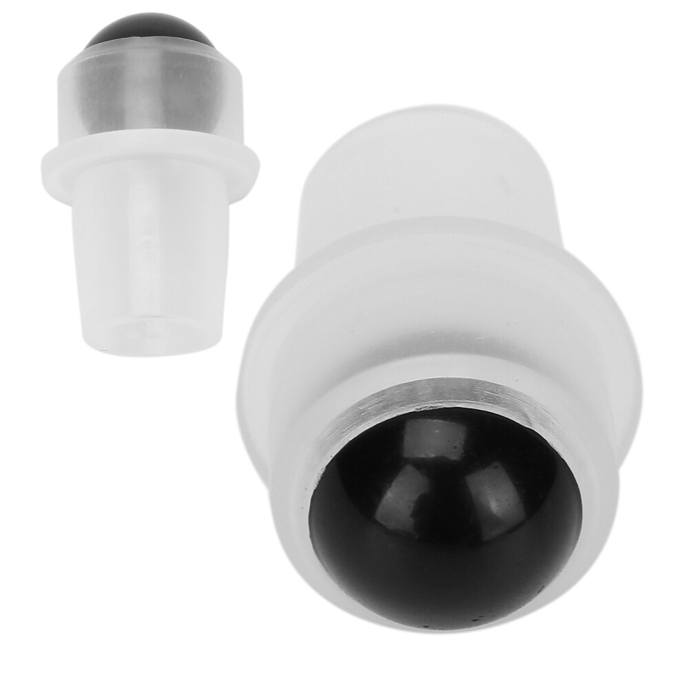 10ml Essential Oil Bottle with Natural Hyalopsite Gemstone Roller Ball Insert