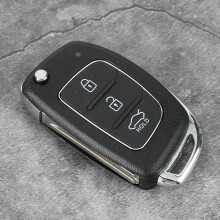 3-Button Black Key Shell Fit for Hyundai Santa Fe ix45 2013–2014