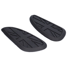 Gummi-Tankaufkleber-Pad-Schutz für Bonneville T100 T120 120mm Schwarz