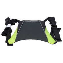 Wireless Cycling LED Turn Signal Vest with Remote, Gray, 25x25cm