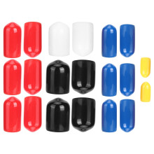 20 Pcs PVC Vacuum Line Caps Kit Assorted 1/8in to 3/8in Compatible with Chevy