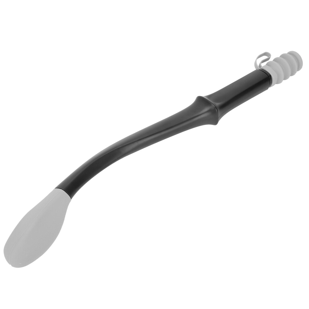 Portable 40cm Long Reach Wiper Aid for Toilet Cleaning, Gray