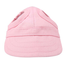 Dog Cat Beach Sunhat Summer Baseball Cap Pink Stripe Adjustable Outdoor Hat S