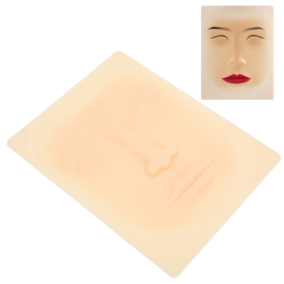 Silicone 4D Practice Skin for Eyebrow Lip Eyeliner Microblading Training Use