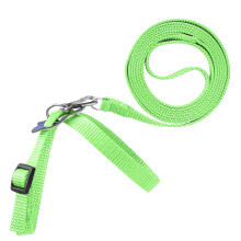 Parrot Bird Harness with Adjustable Nylon Leash Green for Outdoor Activities